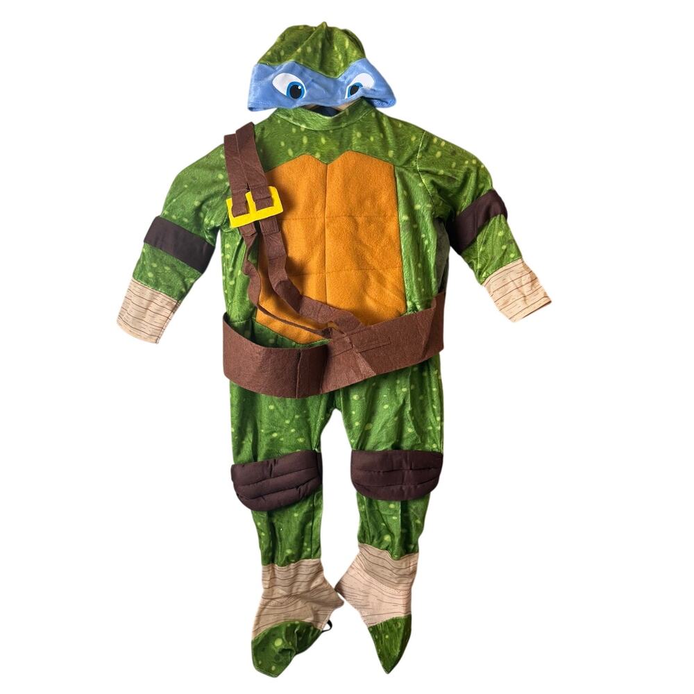 Ninja turtles Costume Kids Leonardo Halloween Party Dress Up Nickelodeon